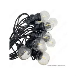 V-TAC VT-71510 CATENA 4W DA 10 LAMPADINE LED MINI GLOBO TRASPARENTI IP44 - SKU 212728  V-TAC VT-71510 CATENA 4W DA 10 LAMPADINE LED MINI GLOBO TRASPARENTI IP44 - SKU 212728