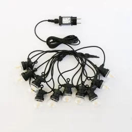 V-TAC VT-71510 CATENA DA 10 LAMPADINE LED MINI GLOBO FILAMENT PER INTERNO E ESTERNO - SKU 2728 