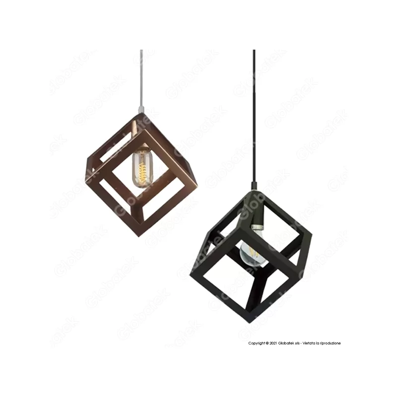 V-TAC VT-7161 LAMPADARIO A SOSPENSIONE IN METALLO CON PORTALAMPADA PER LAMPADINE E27 - SKU 3833 / 3834 V-TAC VT-7161 LAMPADARIO A SOSPENSIONE IN METALLO CON PORTALAMPADA PER LAMPADINE E27 - SKU 3833 / 3834