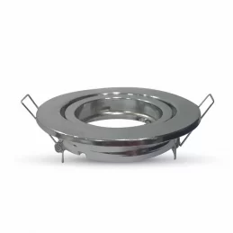V-TAC VT-7227 PORTAFARETTO ORIENTABILE ROTONDO DA INCASSO PER LAMPADINE GU10 E GU5.3 - SKU 3471 