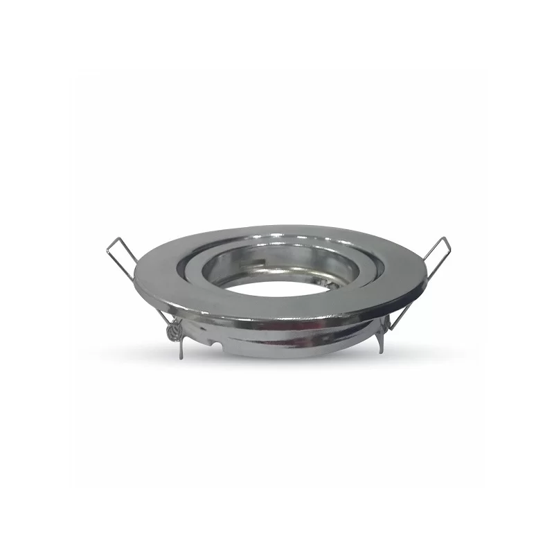 V-TAC VT-7227 PORTAFARETTO ORIENTABILE ROTONDO DA INCASSO PER LAMPADINE GU10 E GU5.3 - SKU 3471 V-TAC VT-7227 PORTAFARETTO ORIENTABILE ROTONDO DA INCASSO PER LAMPADINE GU10 E GU5.3 - SKU 3471