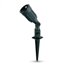 V-TAC VT-728 PORTALAMPADA CON PICCHETTO PER LAMPADINE E27 - SKU 7044 