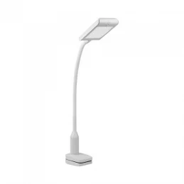 V-TAC VT-7407 LAMPADA LED DA TAVOLO 7W ORIENTABILE CON MORSA DI FISSAGGIO COLORE BIANCO - SKU 8672 