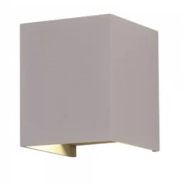 V-TAC VT-759 LAMPADA DA MURO WALL LIGHT GRIGIA CON DOPPIO LED COB 6W - SKU 7080 / 7089 