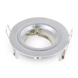 V-TAC VT-774 PORTAFARETTO ROTONDO DA INCASSO PER LAMPADINE GU10 E GU5.3 - SKU 3644 