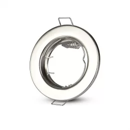 V-TAC VT-778 2 PORTAFARETTI FISSI ROTONDI DA INCASSO PER LAMPADINE GU10 E GU5.3 - SKU 3585 