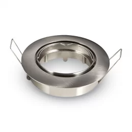 V-TAC VT-779RD PORTAFARETTO ORIENTABILE ROTONDO DA INCASSO PER LAMPADINE GU10 E GU5.3 - SKU 3588  V-TAC VT-779RD PORTAFARETTO ORIENTABILE ROTONDO DA INCASSO PER LAMPADINE GU10 E GU5.3 - SKU 3588