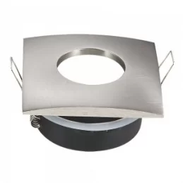 V-TAC VT-787SQ PORTAFARETTO QUADRATO DA INCASSO IP54 PER LAMPADINE GU10 E GU5.3 - SKU 3616 