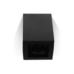 V-TAC VT-797 PORTAFARETTO ORIENTABILE QUADRATO NERO DA SOFFITTO PER LAMPADINE GU10 E GU5.3 - SKU 3631 
