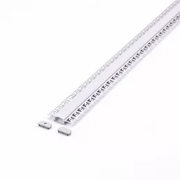 V-TAC VT-8101 PROFILO IN ALLUMINIO A SCOMPARSA PER STRISCE LED - LUNGHEZZA 2 METRI - SKU 3359 