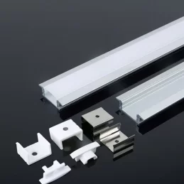 V-TAC VT-8106 PROFILO IN ALLUMINIO PER STRISCE LED - LUNGHEZZA 2 METRI - SKU 3350 
