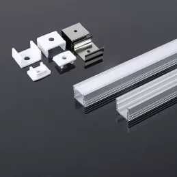 V-TAC VT-8116 PROFILO IN ALLUMINIO PER STRISCE LED - LUNGHEZZA 2 METRI - SKU 3358 