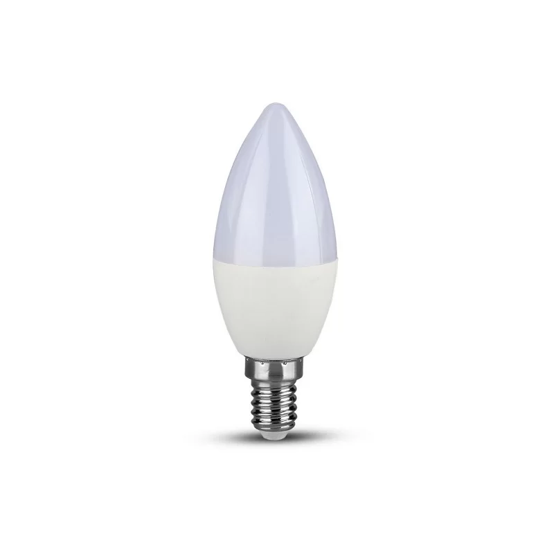 V-TAC VT-1855 LAMPADINA LED E14 4.5W BULB C37 CANDELA SMD - SKU 2142151 / 2142581 / 2142411 V-TAC VT-1855 LAMPADINA LED E14 4.5W BULB C37 CANDELA SMD - SKU 2142151 / 2142581 / 2142411