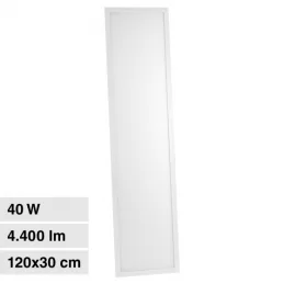 V-TAC VT-12030 PANNELLO LED RETTANGOLARE 120X30 40W SMD CON DRIVER - SKU 216625 / 216626 