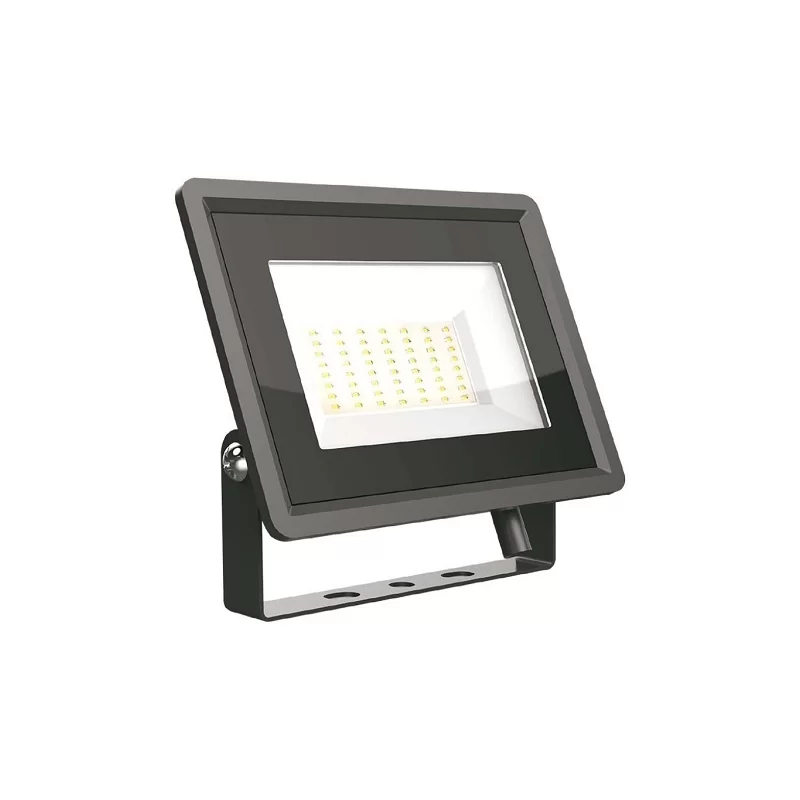 V-TAC VT-4954 FARO LED FLOODLIGHT 50W SMD SLIM IP65 NERO - SKU 6749 / 6750 / 6751 V-TAC VT-4954 FARO LED FLOODLIGHT 50W SMD SLIM IP65 NERO - SKU 6749 / 6750 / 6751