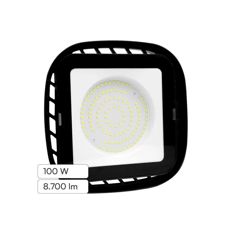 V-TAC VT-91101 LAMPADA INDUSTRIALE LED SMD 100W HIGH BAY IP65 A SOSPENSIONE COLORE NERO - SKU 10035 / 10040 V-TAC VT-91101 LAMPADA INDUSTRIALE LED SMD 100W HIGH BAY IP65 A SOSPENSIONE COLORE NERO - SKU 10035 / 10040