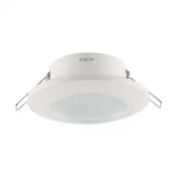 V-TAC VT-981 PORTAFARETTO ROTONDO FISSO DA INCASSO PER LAMPADINE GU10 BIANCO IP44 - SKU 6698 