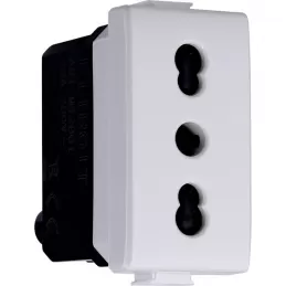 ETTROIT SOLAR PRESA BIPOLARE 2+T 16A - MOD. MT2001 - COMPATIBILE CON BTICINO MATIX 