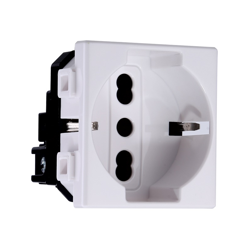 ETTROIT SOLAR PRESA SCHUKO 2P+T 16A - MOD. MT2102 - COMPATIBILE CON BTICINO MATIX ETTROIT SOLAR PRESA SCHUKO 2P+T 16A - MOD. MT2102 - COMPATIBILE CON BTICINO MATIX