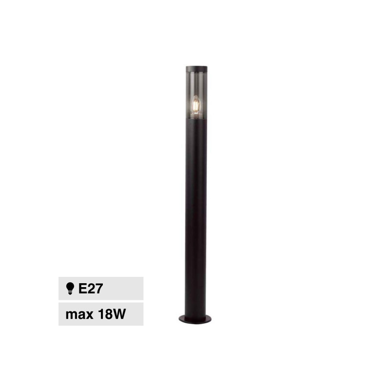 V-TAC VT-1185 LAMPIONE PORTALAMPADA DA GIARDINO PER LAMPADINE E27 CON FISSAGGIO A TERRA IP44 PALETTO 1M - SKU 10472 V-TAC VT-1185 LAMPIONE PORTALAMPADA DA GIARDINO PER LAMPADINE E27 CON FISSAGGIO A TERRA IP44 PALETTO 1M - SKU 10472