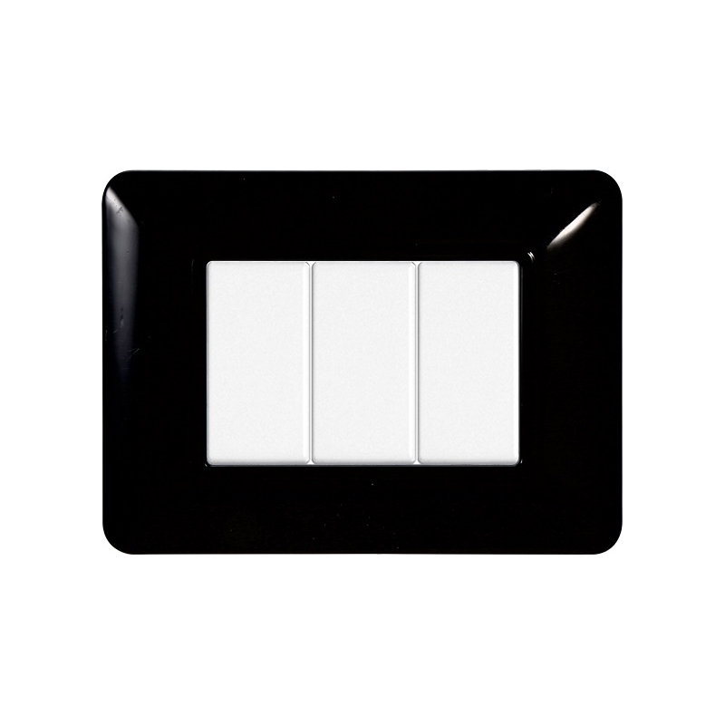 ETTROIT SOLAR PLACCA PLASTICA 3P NERO - MOD. MT83302 - COMPATIBILE CON BTICINO MATIX ETTROIT SOLAR PLACCA PLASTICA 3P NERO - MOD. MT83302 - COMPATIBILE CON BTICINO MATIX