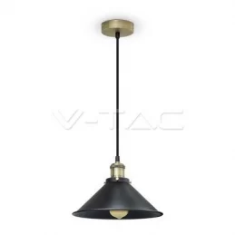 V-TAC VT-7424 LAMPADARIO IN METALLO CON PORTALAMPADA PER LAMPADINE E27 - SKU 3753 