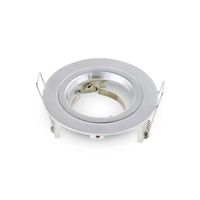 V-TAC VT-774 PORTAFARETTO ROTONDO DA INCASSO PER LAMPADINE GU10 E GU5.3 - SKU 3644 