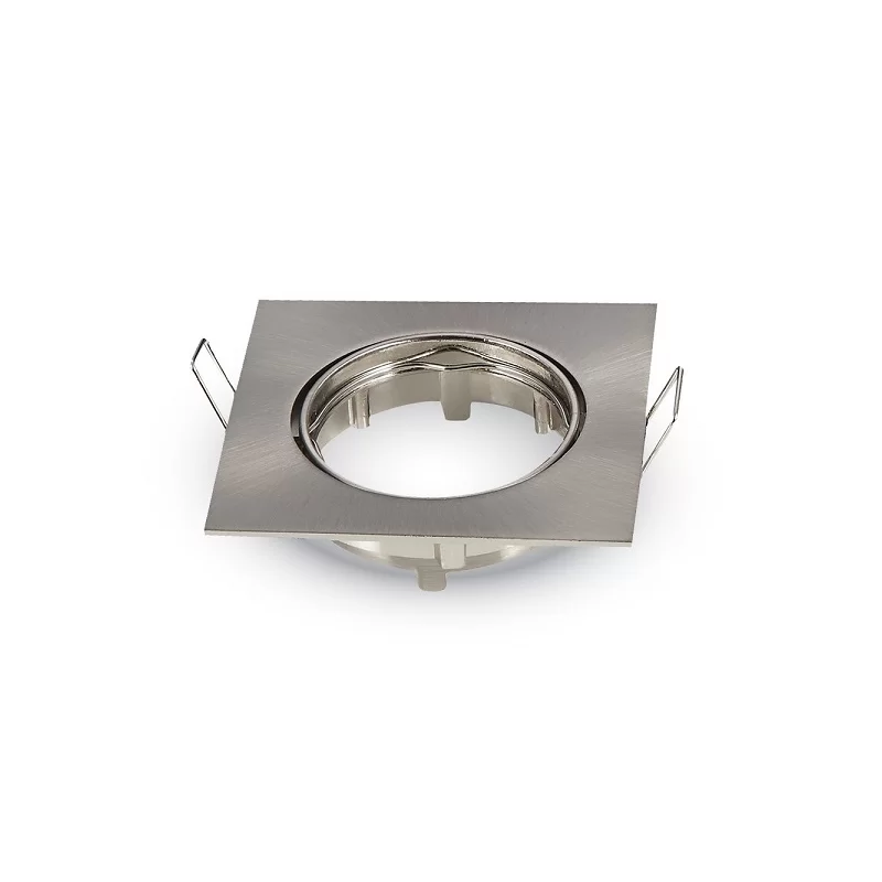 V-TAC VT-779SQ PORTAFARETTO ORIENTABILE QUADRATO DA INCASSO PER LAMPADINE GU10 E GU5.3 - SKU 3591 V-TAC VT-779SQ PORTAFARETTO ORIENTABILE QUADRATO DA INCASSO PER LAMPADINE GU10 E GU5.3 - SKU 3591