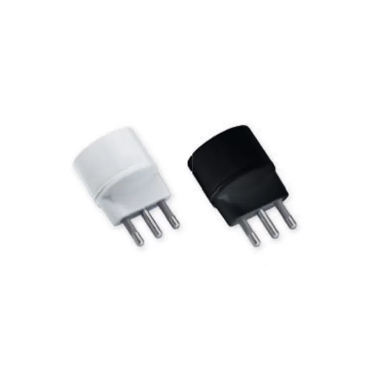WIVA ADATTATORE SINGOLO SCHUKO CON SPINA 16A - COLORE BIANCO O NERO WIVA ADATTATORE SINGOLO SCHUKO CON SPINA 16A - COLORE BIANCO O NERO