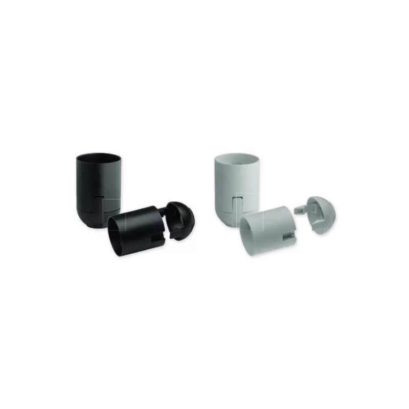 WIVA PORTALAMPADA LISCIO E27 250V 4A IN LCP - COLORE BIANCO O NERO WIVA PORTALAMPADA LISCIO E27 250V 4A IN LCP - COLORE BIANCO O NERO