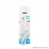 V-TAC VT-5301 PEARL SERIES USB DATA CABLE MICRO USB CAVO COLORE BIANCO 1M - SKU 8480 