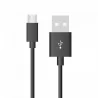 V-TAC VT-5321 SILVER SERIES USB DATA CABLE MICRO USB CAVO COLORE NERO 1M - SKU 8485 