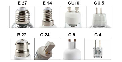 Lampadine LED, i vari tipi di attacco